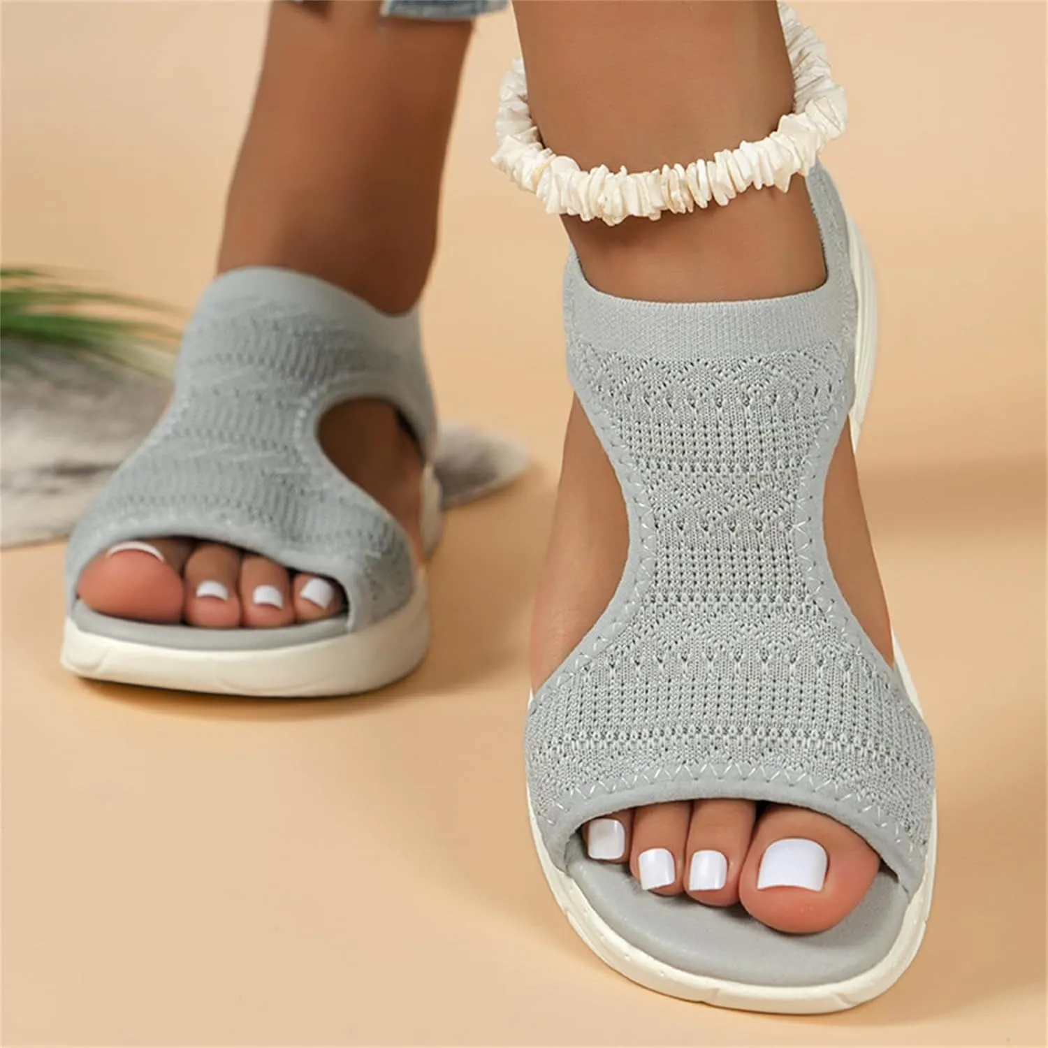 Ladmiple Sandals Women Comfortable Arch Support Walking Flip Flops Orthopedic Sandals Dressy Summer Orthotic Beach Shoes 2025