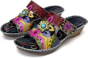 Ladmiple Sandals Women Dressy Comfortable Orthopedic Sandals Arch Support Flip Flops Soft Summer Beach Shoes Orthotic Slides