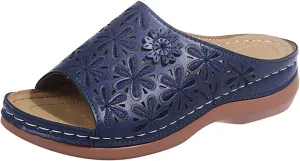 Ladmiple Sandals Women Dressy Summer Wedge Orthotic Slides Comfortable Orthopedic Walking Flip Flops with Arch Support 2024