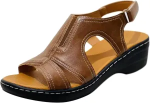Ladmiple Womens Sandals Comfortable Dressy Wedge Heel Orthotic Flips Flops Arch Support Walking Orthopedic Slippers Slides