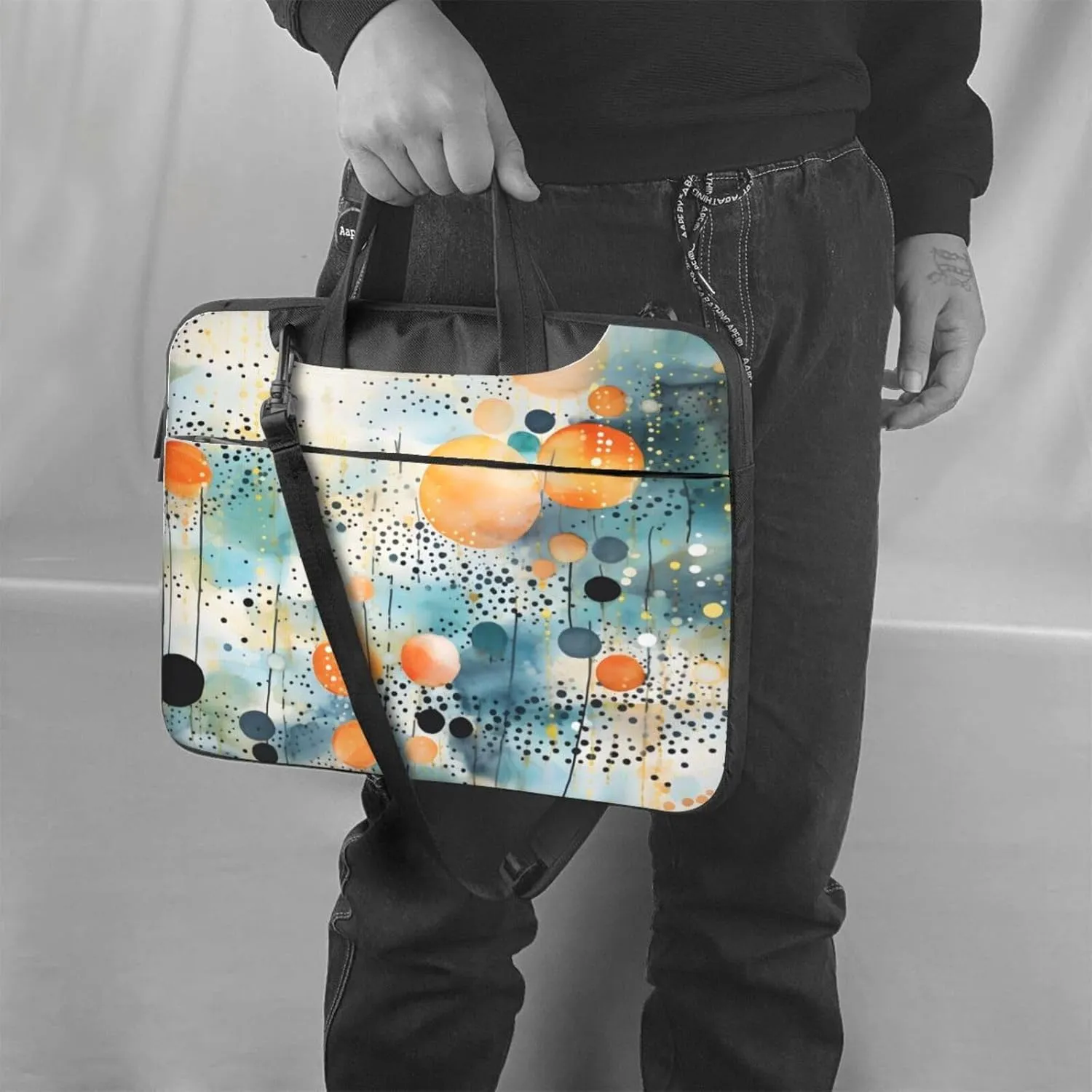 Laptop Bag Mexico Hats Pattern Laptop Tote Bag Women Men Laptop Sleeve Case Lightweight Computer Bag