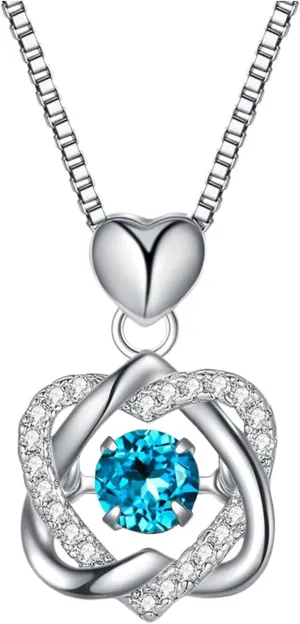 Layer Necklaces for Women Simple Gold Necklaces Necklace Women Platinum-Plated Diamond Love Smart Clavicle Heart-Shaped Chain Accessory Coin Layered Necklaces for Women (Blue, One Size)