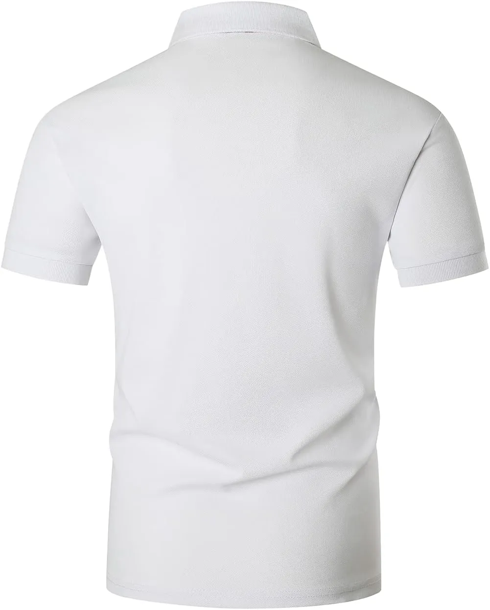 LIUPMWE Mens Polo Shirts Short Sleeve Shirts for Men Casual Cotton Collared T Shirt Golf Shirts Stylish Tops