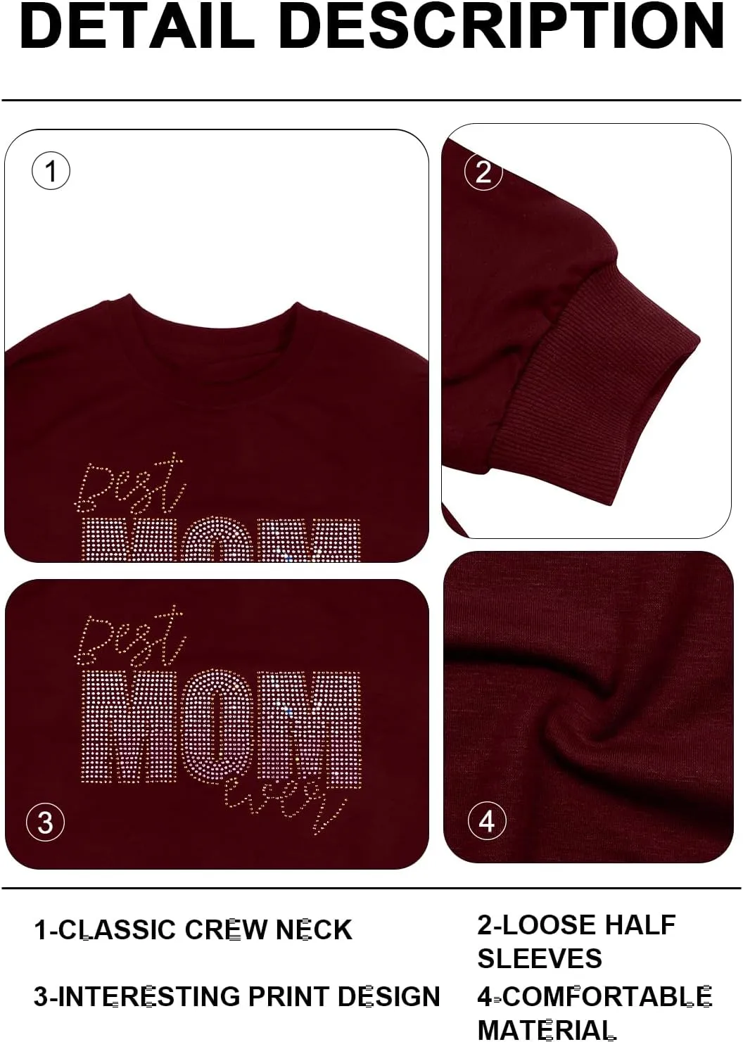 Mama Sweatshirt Coquette Sweater Women Bow Sweatshirt Pink Ribbon Sweatshirts Cute Crewneck Long Sleeve Top