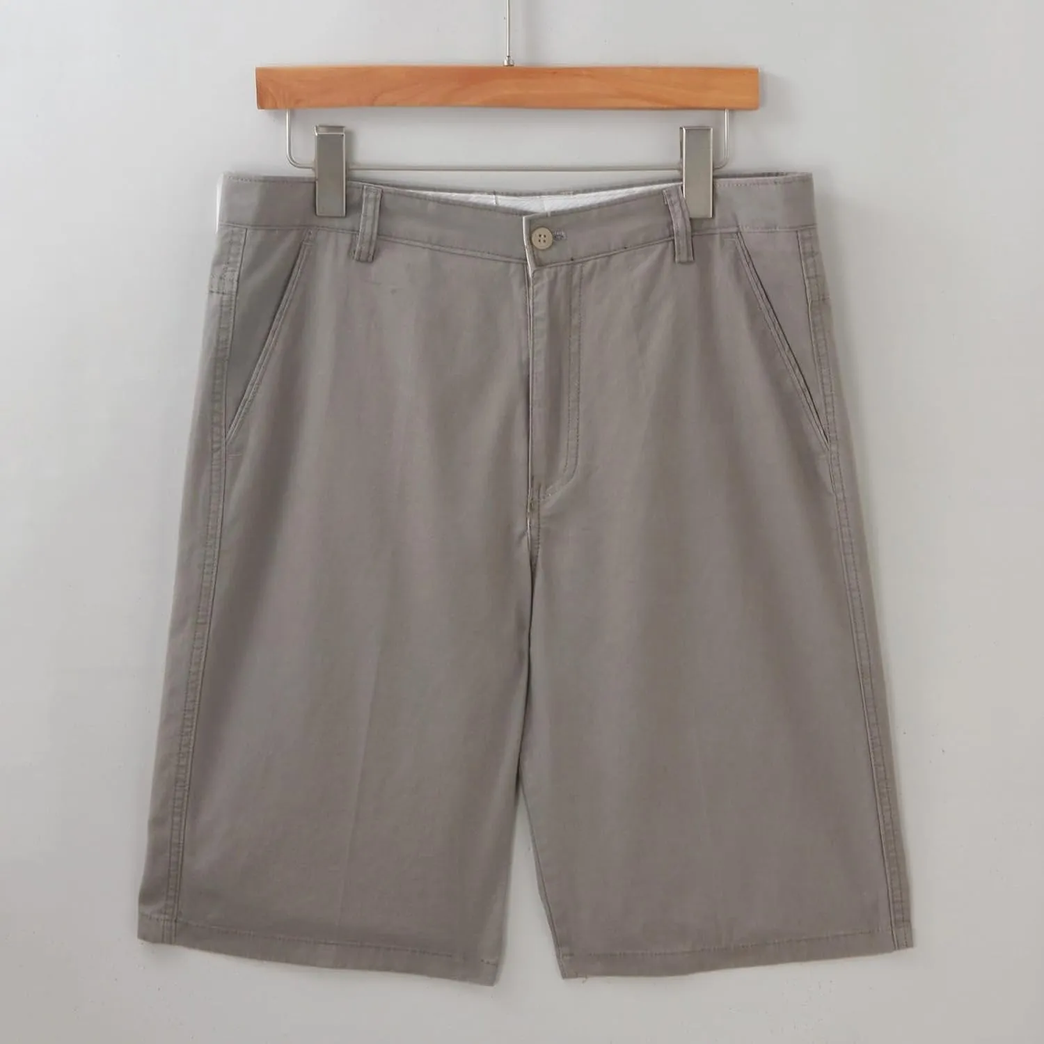 Mens Casual Shorts Cotton Slim Fit Chino Shorts Summer Flat Front Shorts with Pockets Beach Going Out Vacation Travel Stylish