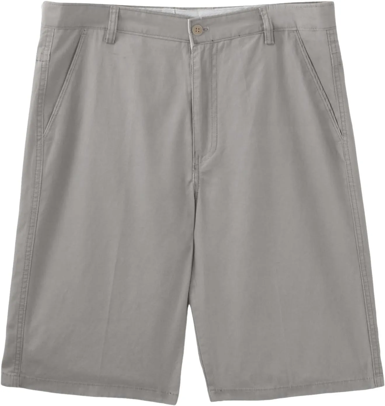 Mens Casual Shorts Cotton Slim Fit Chino Shorts Summer Flat Front Shorts with Pockets Beach Going Out Vacation Travel Stylish