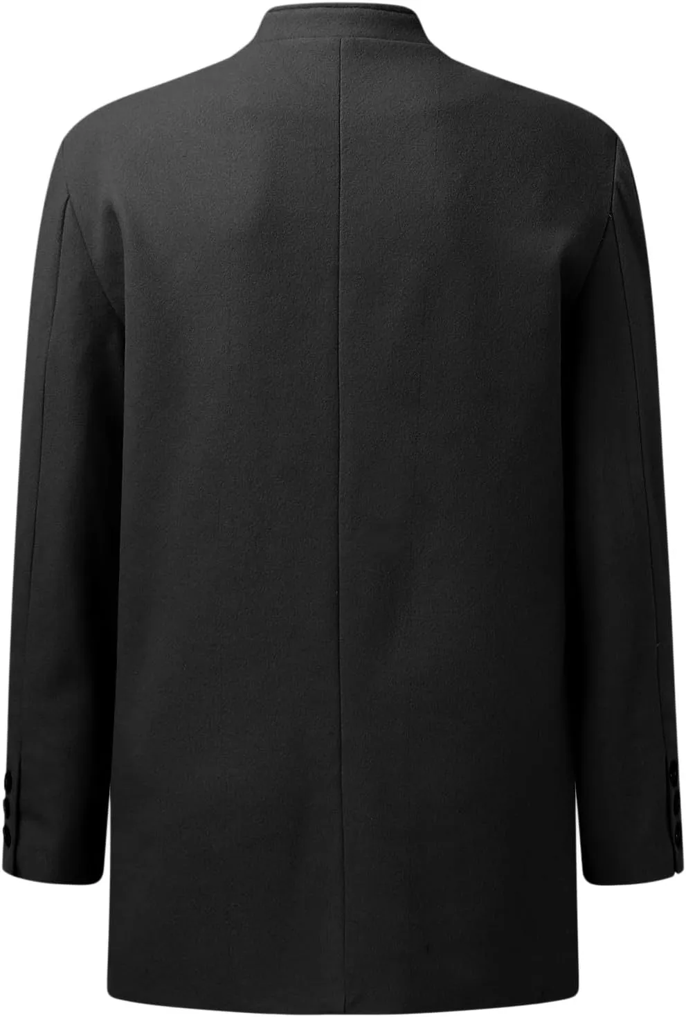 Men'S Fall Winter Jacket Lightweight Casual Coat Button Down Business Jackets Windbreaker