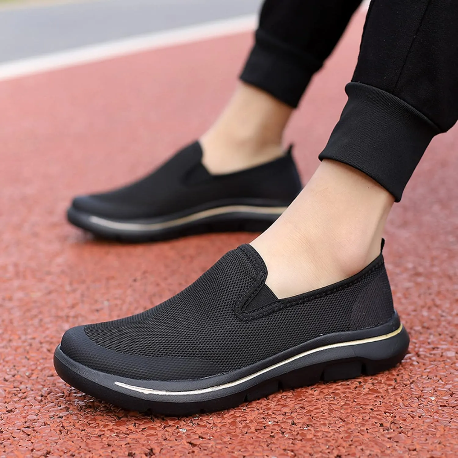 Men's Shoes Mens Tennis Shoes Tennis Shoe for Men Slip on Shoe for Men Running Trail Mesh Sneaker