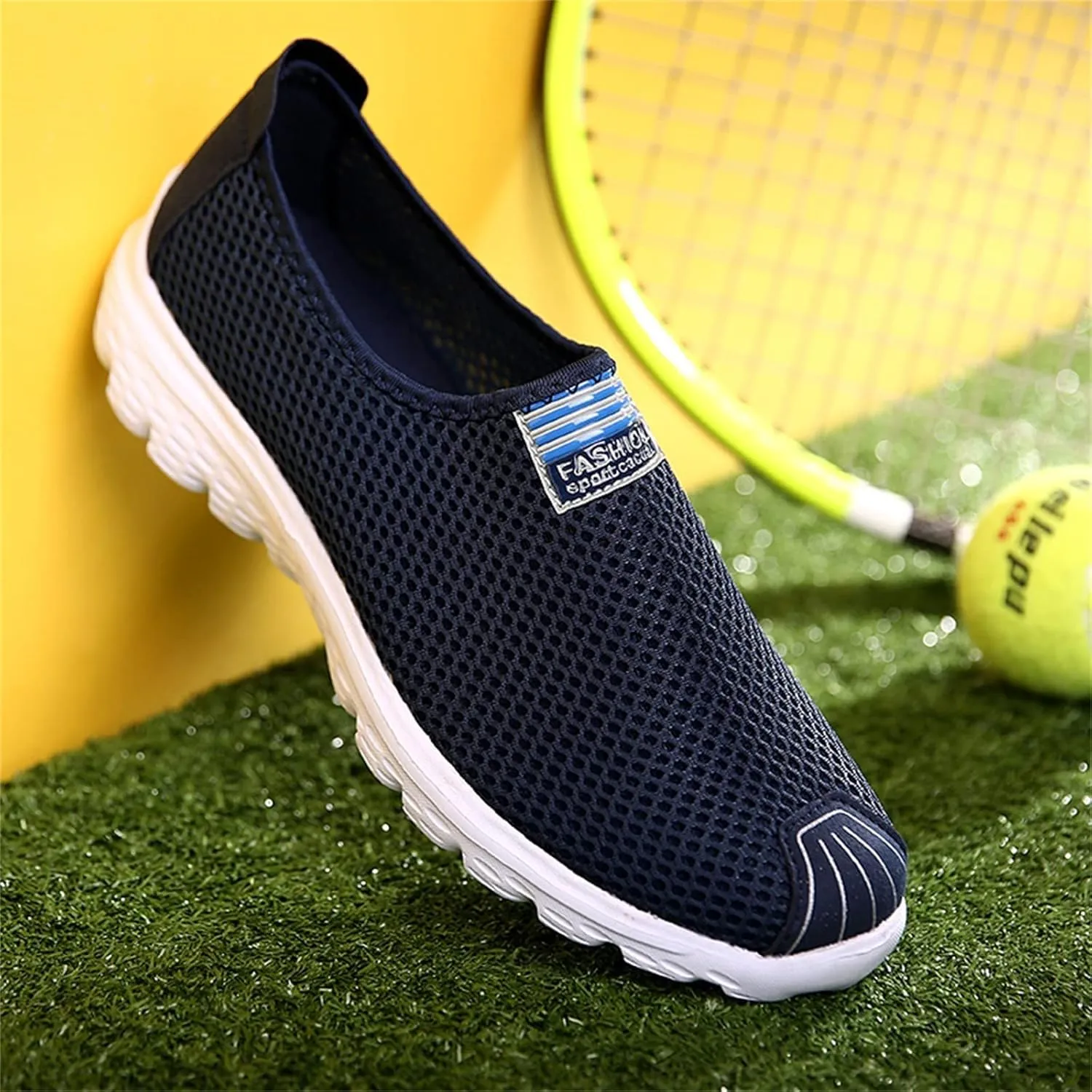 Men's Shoes Mens Tennis Shoes Tennis Shoe for Men Slip on Shoe for Men Running Trail Mesh Sneaker