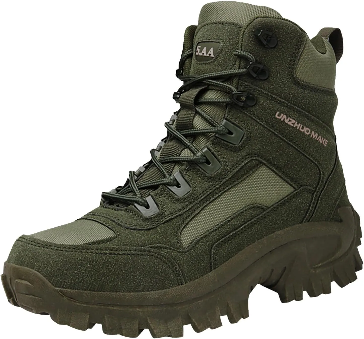 Mens Walking Hiking Boots Men's Outdoor Mid Lightweight Mountaineering Shoes Comfortable Non Slip Hiking Boots