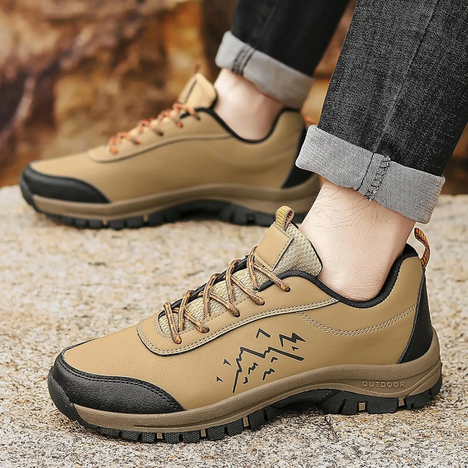 Mens Walking Shoes Mens Athletic Shoes Tennis Shoe for Men Slip on Shoe for Men Breathable Casual Sneaker