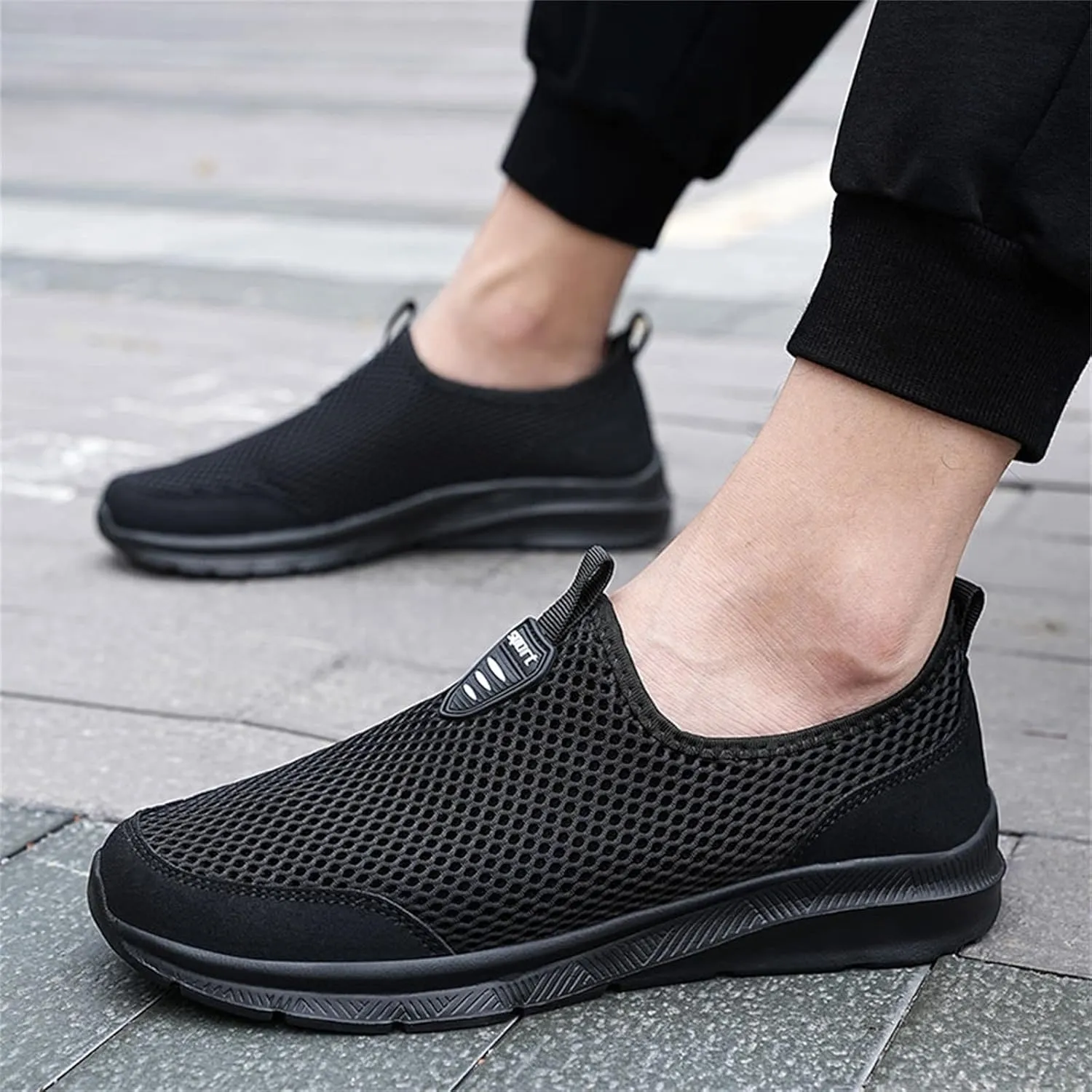 Mens Walking Shoes Men's Sneakers Shoe for Men Slip on Shoe for Men Breathable Mesh Sneaker