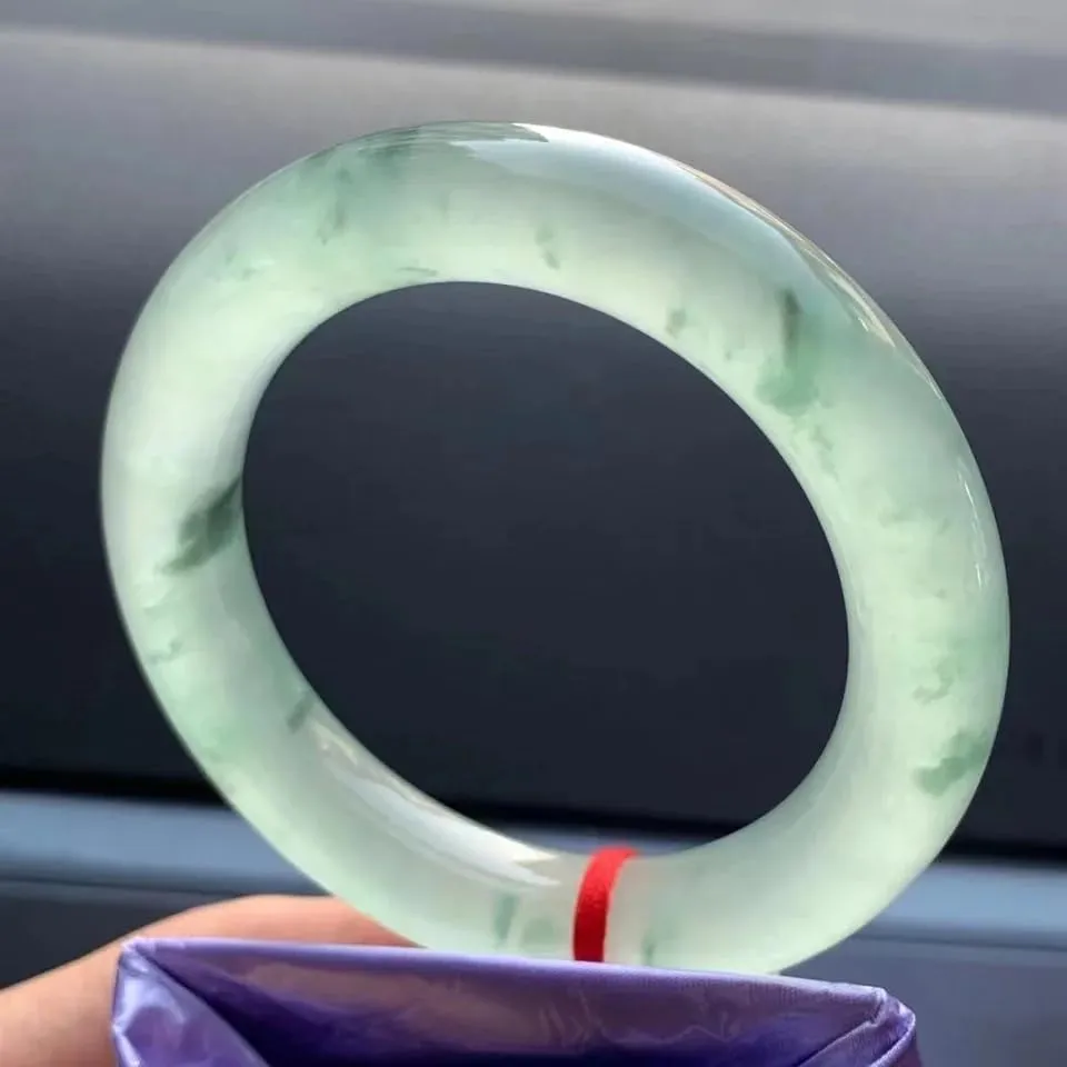Natural Jade Bangle- Real Natural Jade Bangle from Myanmar For women