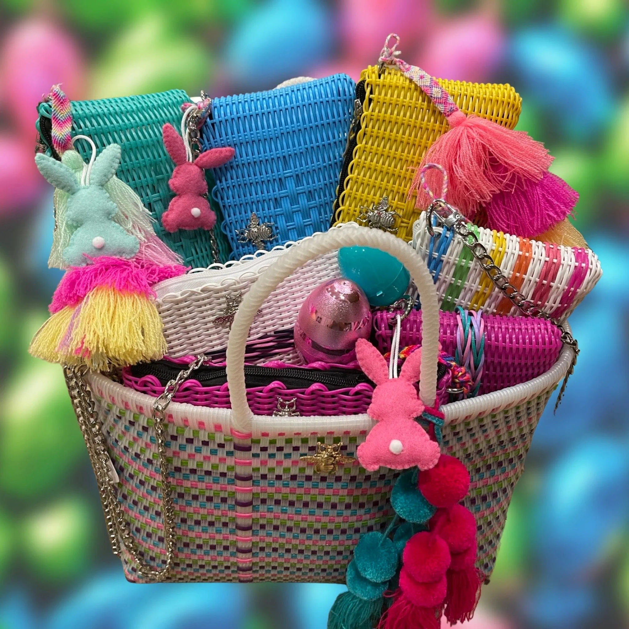 Neon Lights Beech Bag