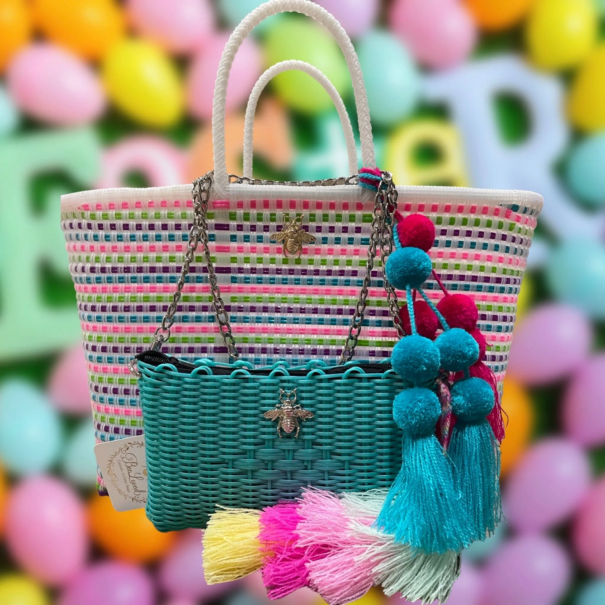 Neon Lights Beech Bag