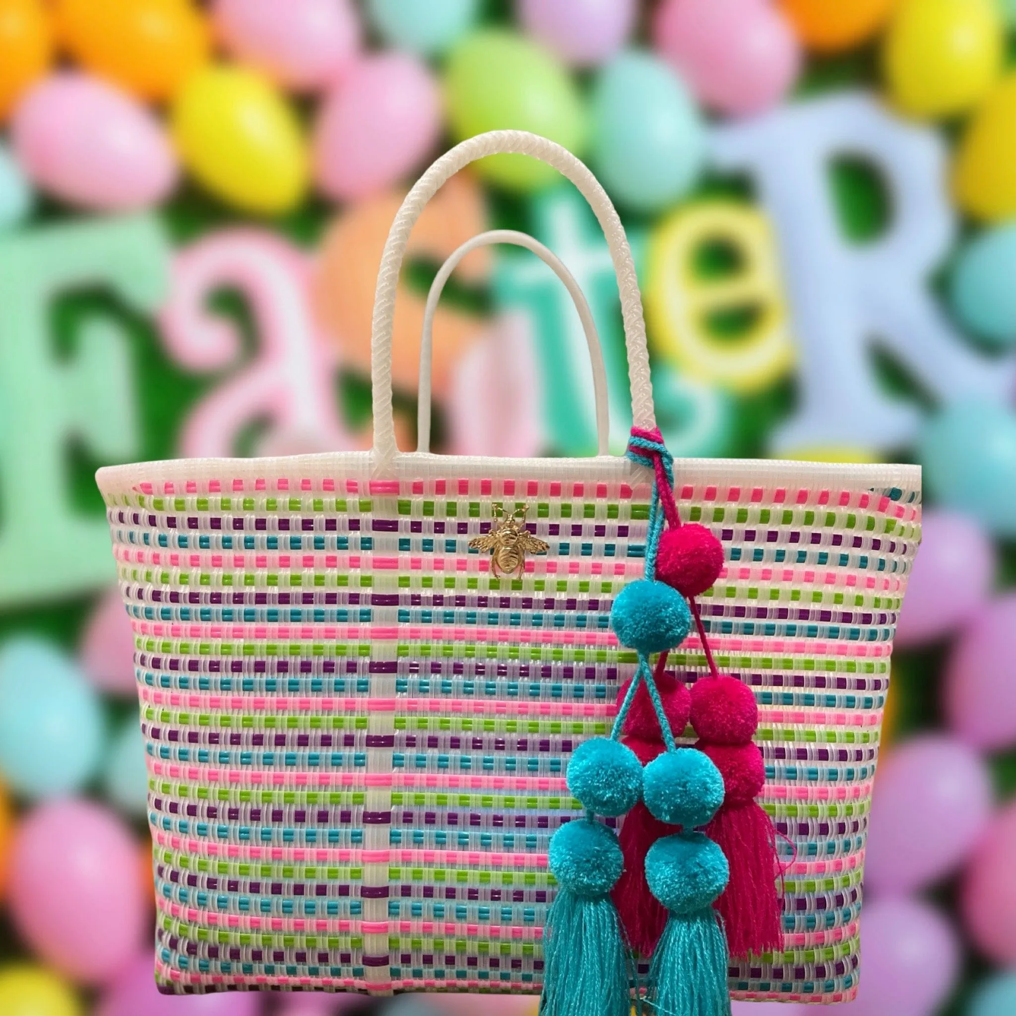 Neon Lights Beech Bag