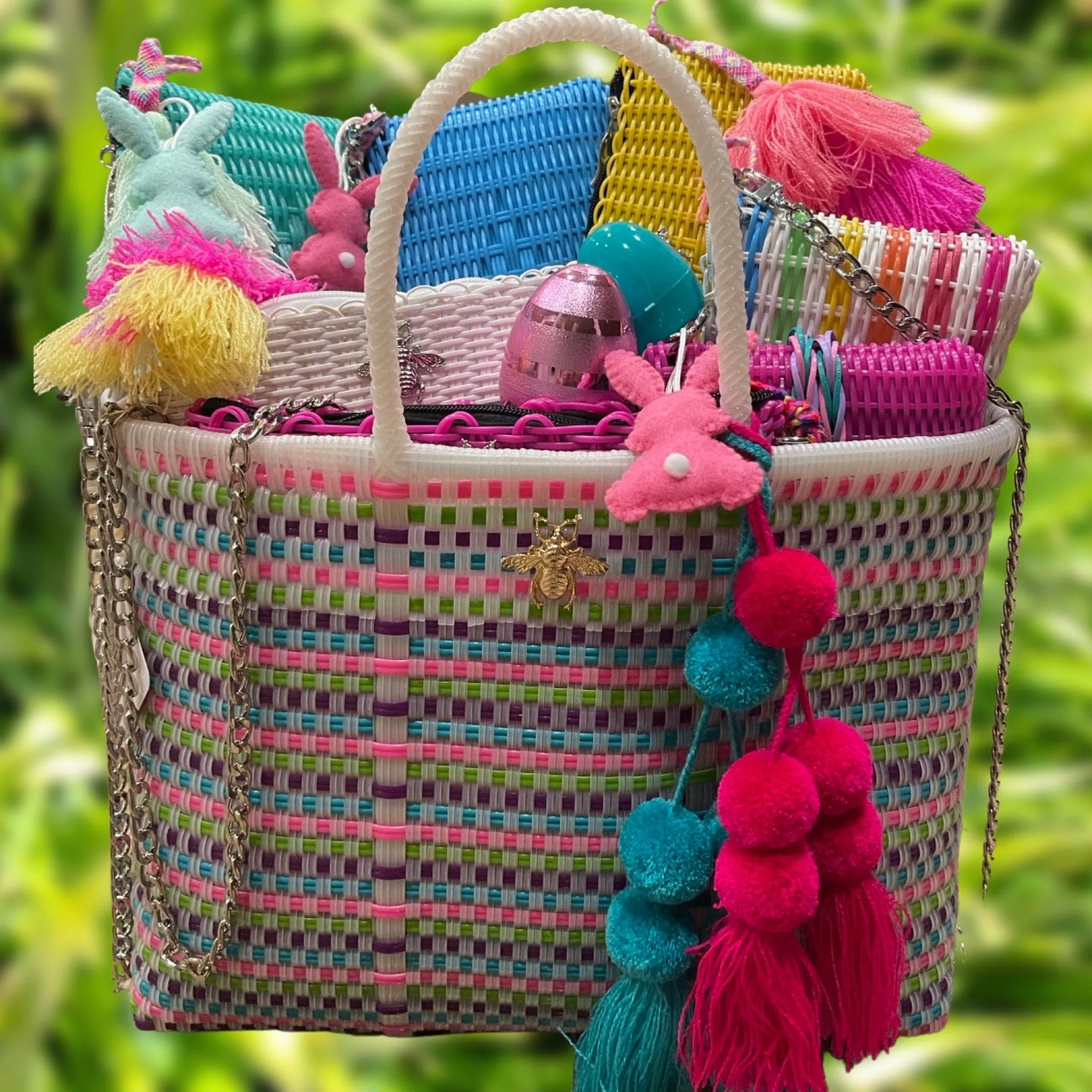 Neon Lights Beech Bag