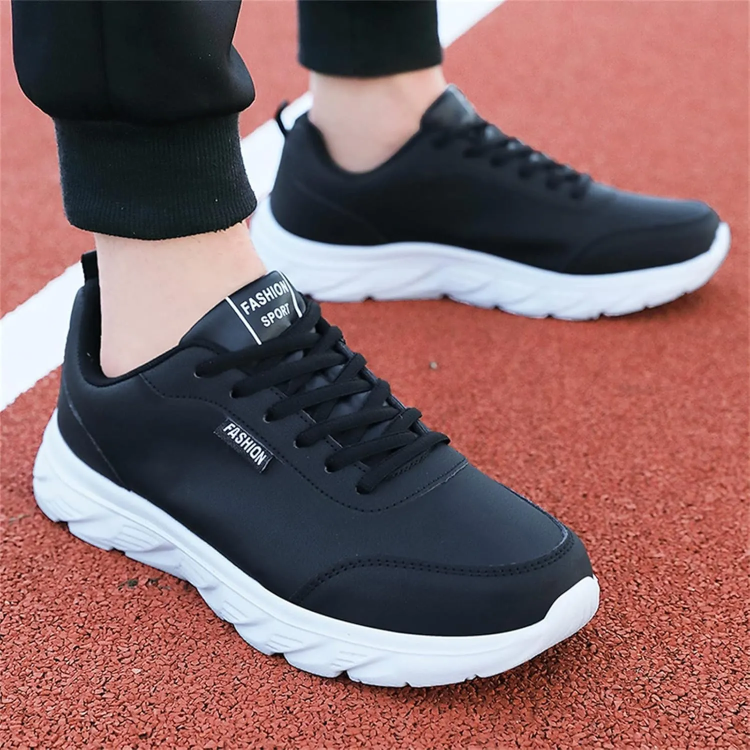 Non Slip Work Shoes for Men Arch Support Comfortable Walking Shoes Restaurant Kitchen Crews Health Casual Sneakers