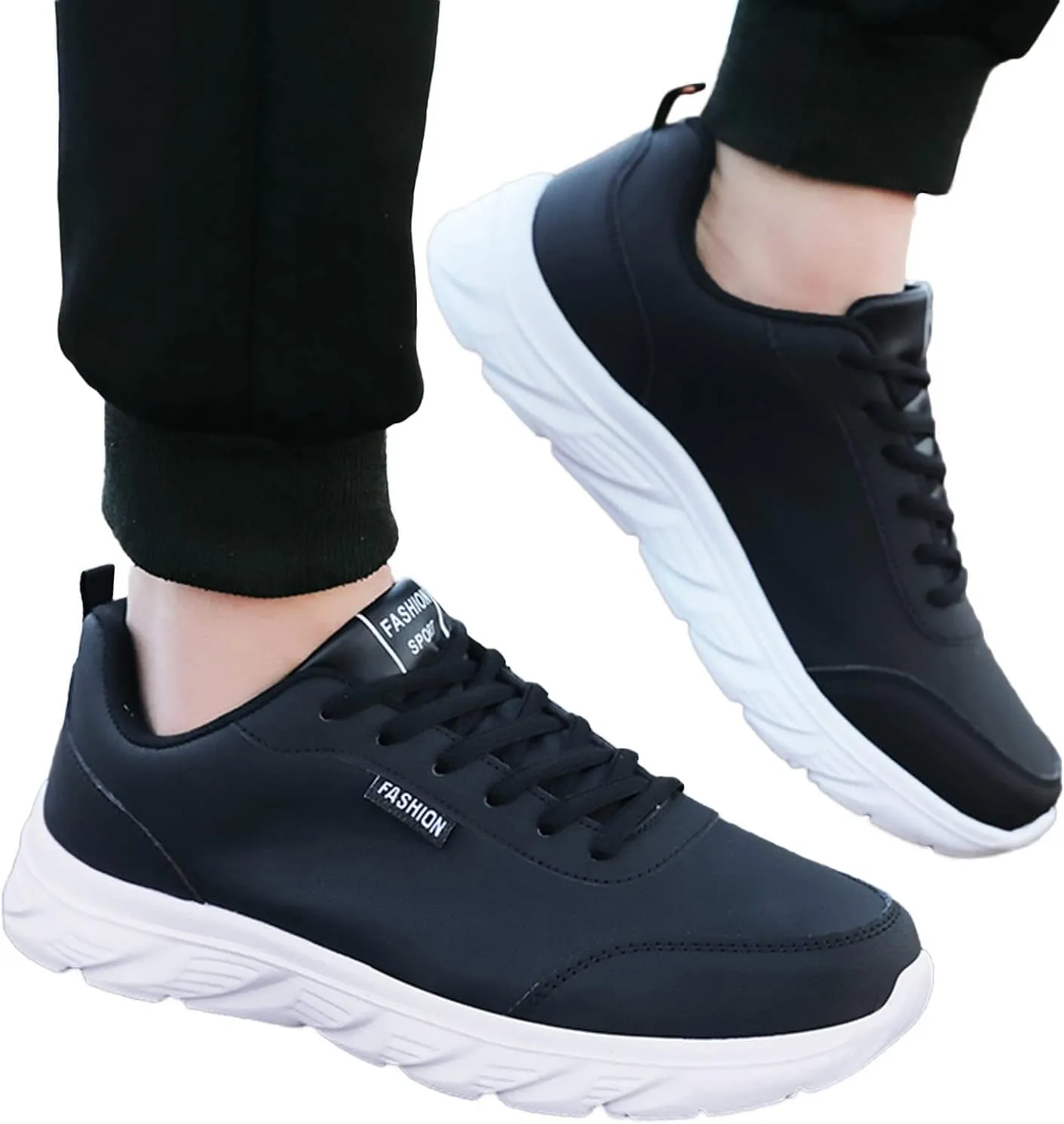 Non Slip Work Shoes for Men Arch Support Comfortable Walking Shoes Restaurant Kitchen Crews Health Casual Sneakers