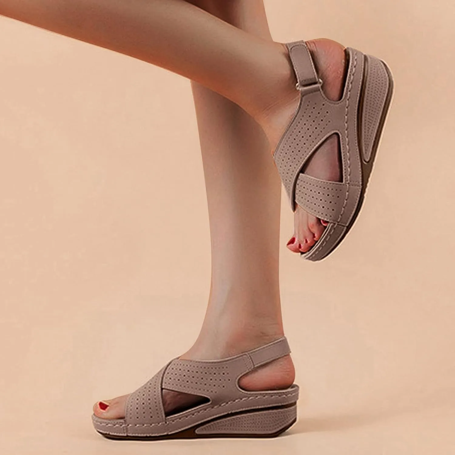 Orthopedic Dress Shoes for Women Medium Width Arch Support Sandals for Women Walking Cute Orthopedic Sandals for Women Casual Summer Sandals Yellow Orthopedic Flip Flops Womens Strappy Sandals Heels