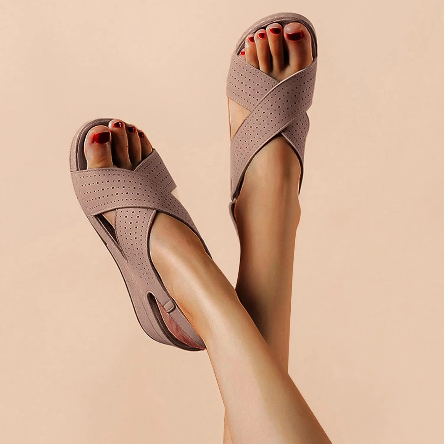 Orthopedic Dress Shoes for Women Medium Width Arch Support Sandals for Women Walking Cute Orthopedic Sandals for Women Casual Summer Sandals Yellow Orthopedic Flip Flops Womens Strappy Sandals Heels