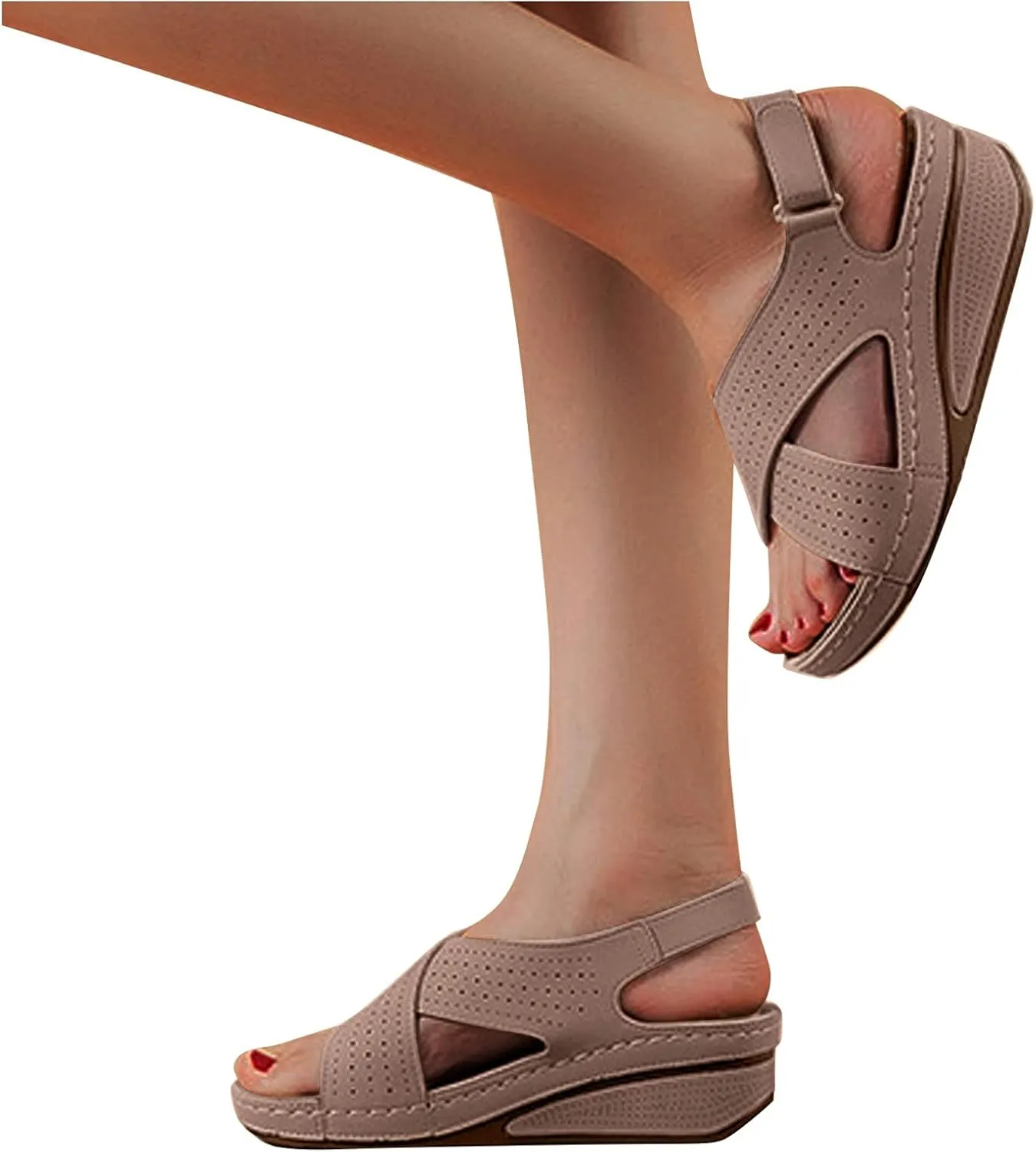 Orthopedic Dress Shoes for Women Medium Width Arch Support Sandals for Women Walking Cute Orthopedic Sandals for Women Casual Summer Sandals Yellow Orthopedic Flip Flops Womens Strappy Sandals Heels