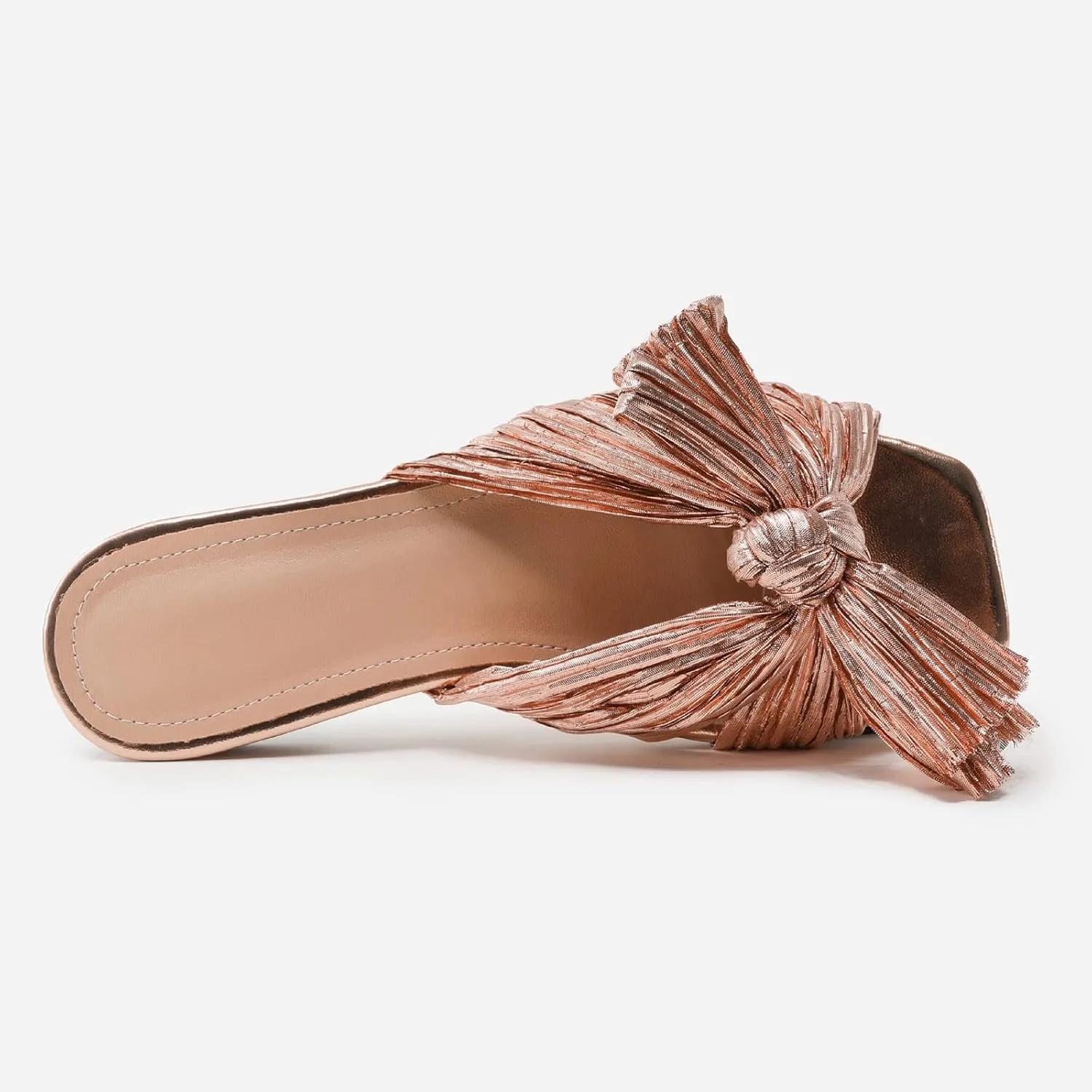peqiut Orthopedic Sandals for Women Slip On Flat Bowknot Womens Sandals Comfortable Summer Holiday Dressy Sandals Women
