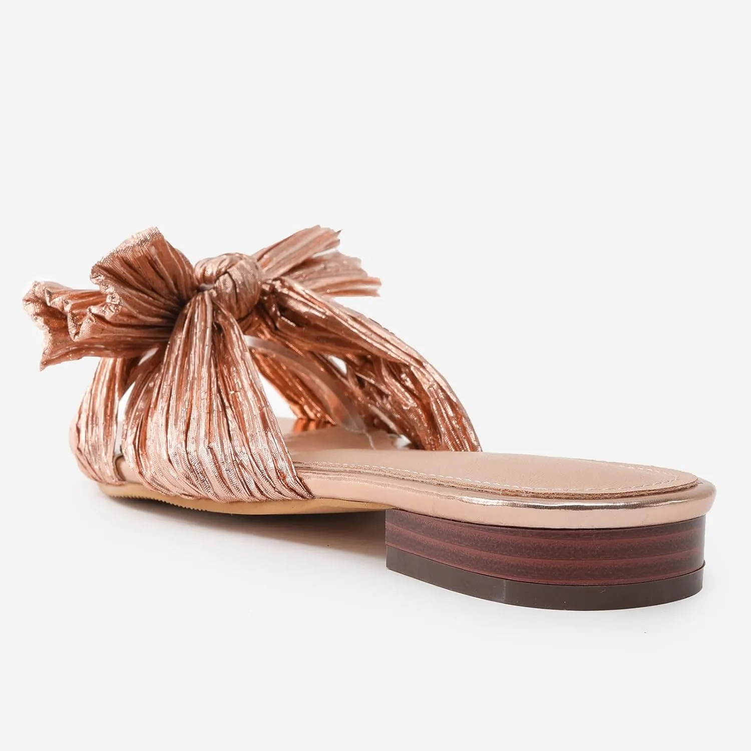 peqiut Orthopedic Sandals for Women Slip On Flat Bowknot Womens Sandals Comfortable Summer Holiday Dressy Sandals Women