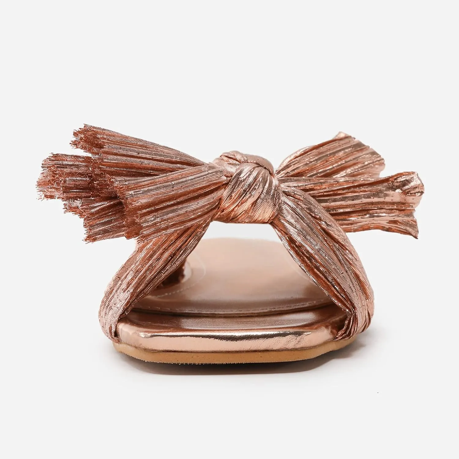 peqiut Orthopedic Sandals for Women Slip On Flat Bowknot Womens Sandals Comfortable Summer Holiday Dressy Sandals Women