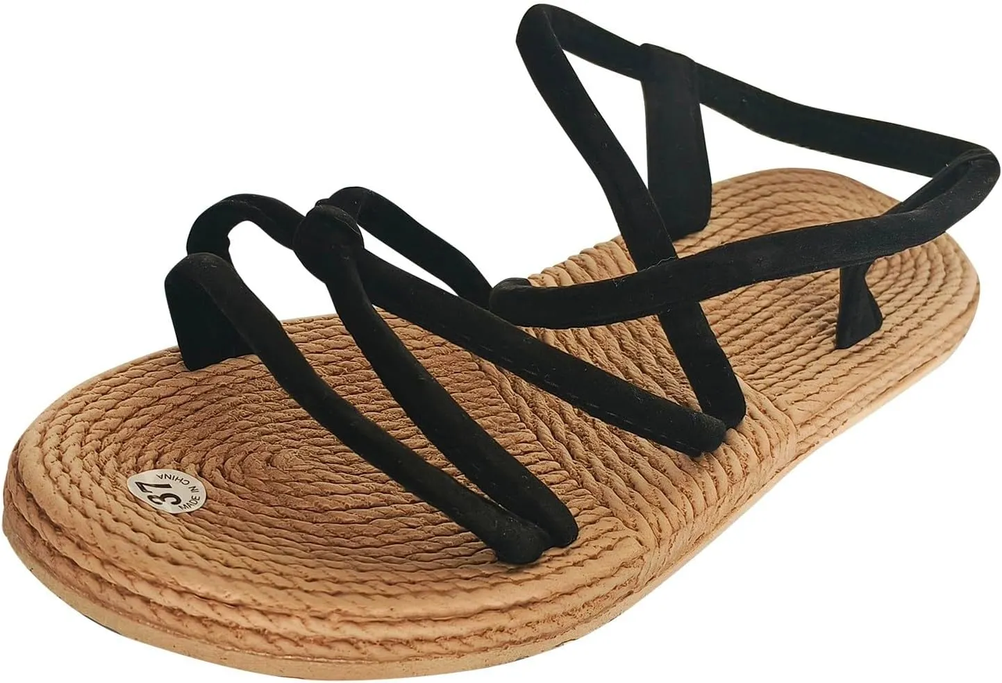 peqiut Sandals Womens Dressy Flat Sandals Slip On Orthopedic Bohemian Sandals Slippers Casual Pool Slide Sandals for Women