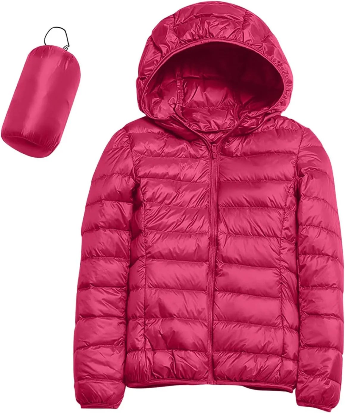 Puffer Jacket Womens Packable Winter Coats Light Winter Jackets Warm Down Jacket Quilted Jackets with Pockets