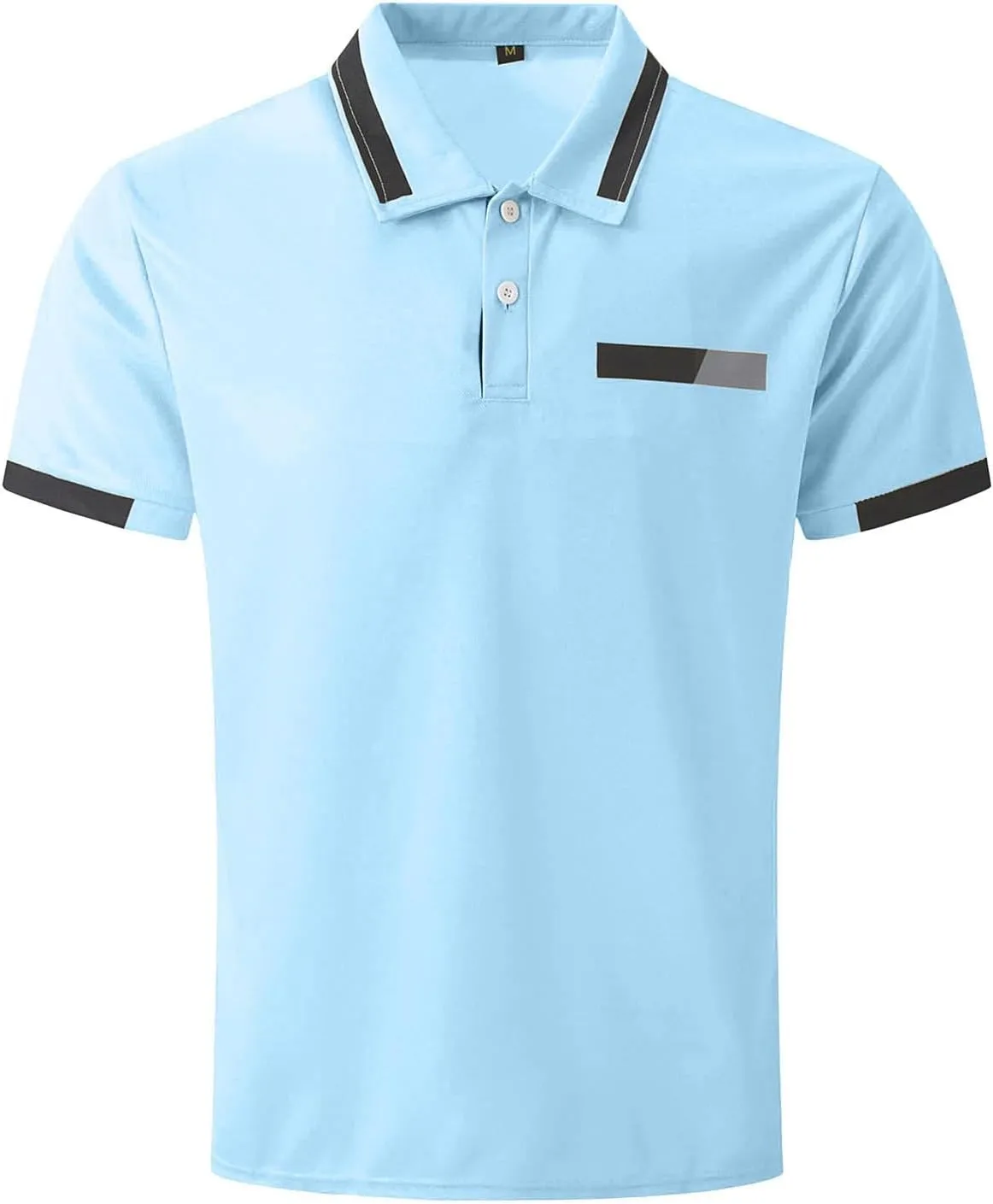Quarter Zip Polo Shirts for Men Cotton Golf Jersey Shirts Gym Workout Muscle T-Shirts 2024 Basic Short Sleeve