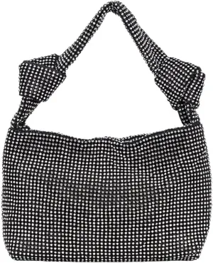 Rhinestone Purses for Women Sparkly Evening Handbag Bling Hobo Bag Eveningbag silver Clutch Purse for Party Wedding