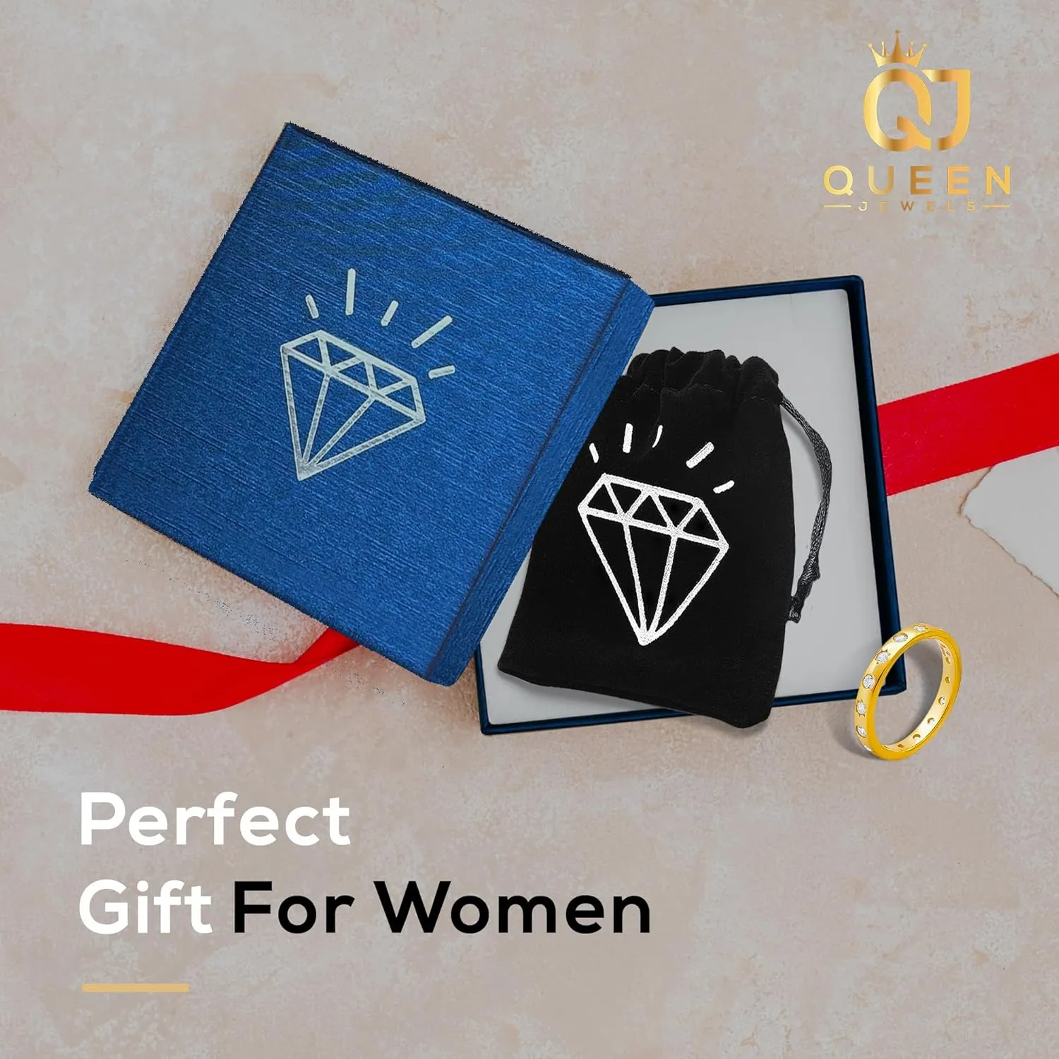 Rings for Women Sterling Silver Cubic Zirconia Ring | Engagement Ring, Wedding Rings for Women | 14k Gold Rings & Wedding Bands for Women | 925 Sterling Silver Moissanite Rings for Women