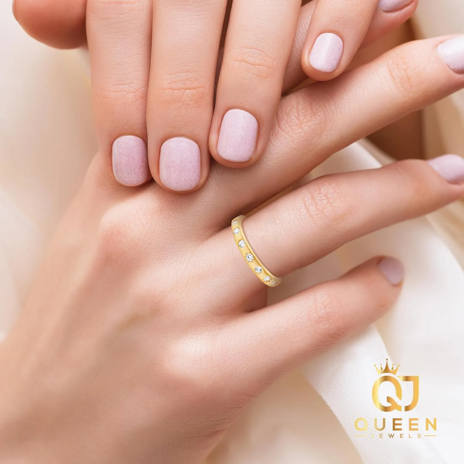 Rings for Women Sterling Silver Cubic Zirconia Ring | Engagement Ring, Wedding Rings for Women | 14k Gold Rings & Wedding Bands for Women | 925 Sterling Silver Moissanite Rings for Women