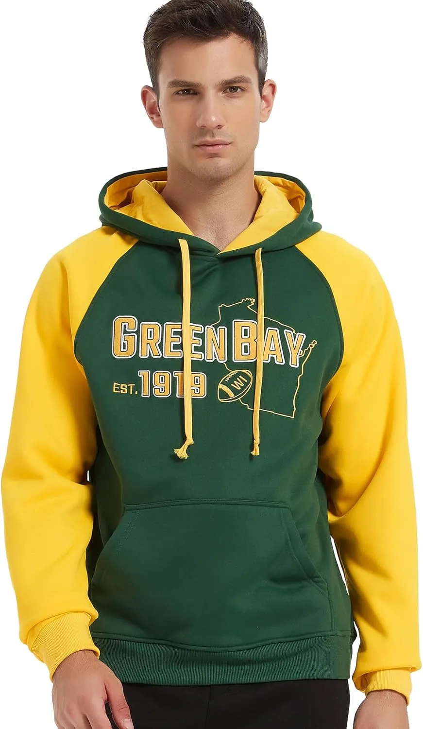 RZUO Men Women Unisex City Classic Football Embroidery Sweatshirt Jersey Apparel Pullover Hoodie