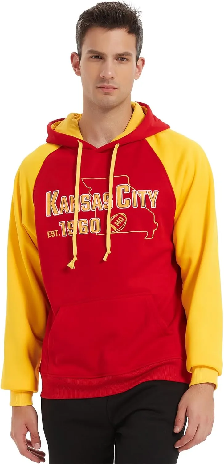 RZUO Men Women Unisex City Classic Football Embroidery Sweatshirt Jersey Apparel Pullover Hoodie