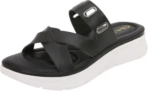 Sandals for Women 2024 Outdoor Beach Bohemian Comfortable Orthopedic Sandals for Women Simple Arch Support Sandals Women's