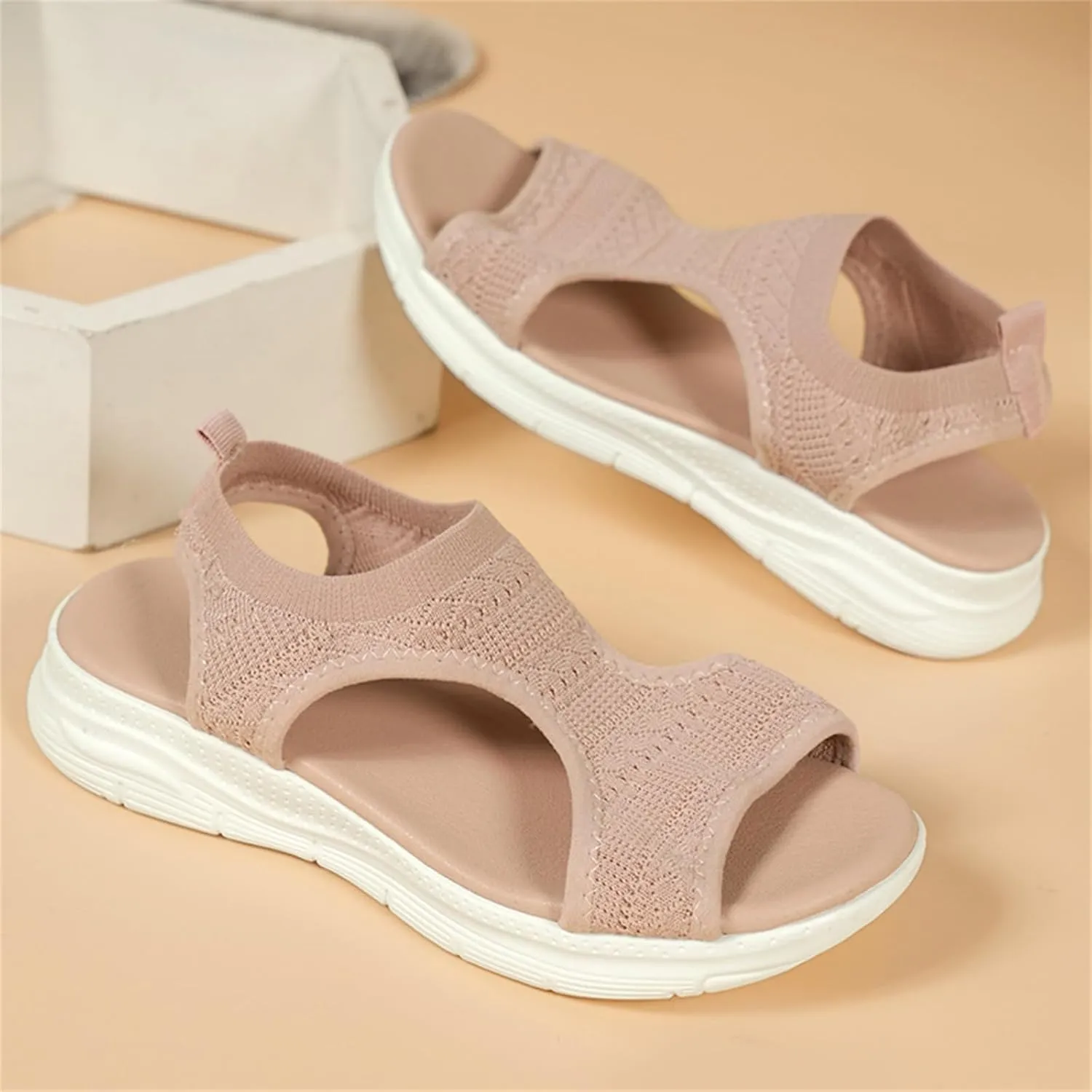 Sandals Women Comfortable Cute Orthopedic Sandals Slip On Orthotic Casual Summer Walking Shoes With Arch Support 2025