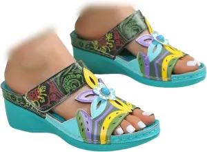 Sandals Women Dressy Summer Flat Cute Casual Beach Shoes Orthopedic Slippers Orthotic Flip Flops with Arch Support