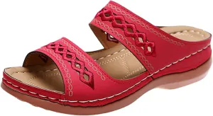 Sandals Women Dressy Summer Flat Cute Casual Beach Shoes Orthotic Flips Flops Arch Support Orthopedic Slippers Slides