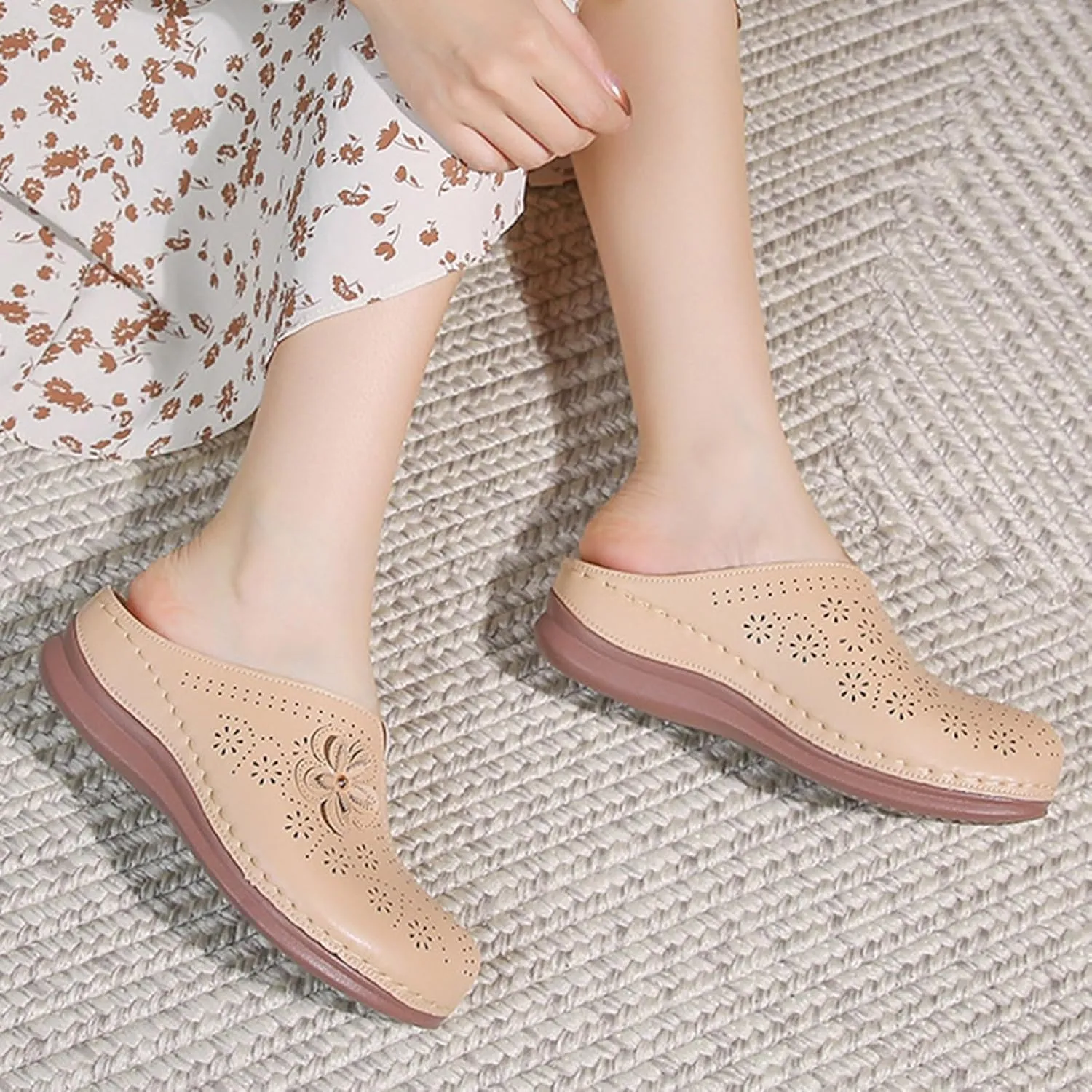 Sandals Women Thick Sole Orthopedic Womens Sandals Summer Dress Flats Casual Beach Comfortable Platform Sandals