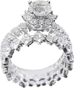 Stackable Ring Set Round Solitaire CZ Anniversary Engagement Promise Ring Wedding Band For Women Silver Jewelry