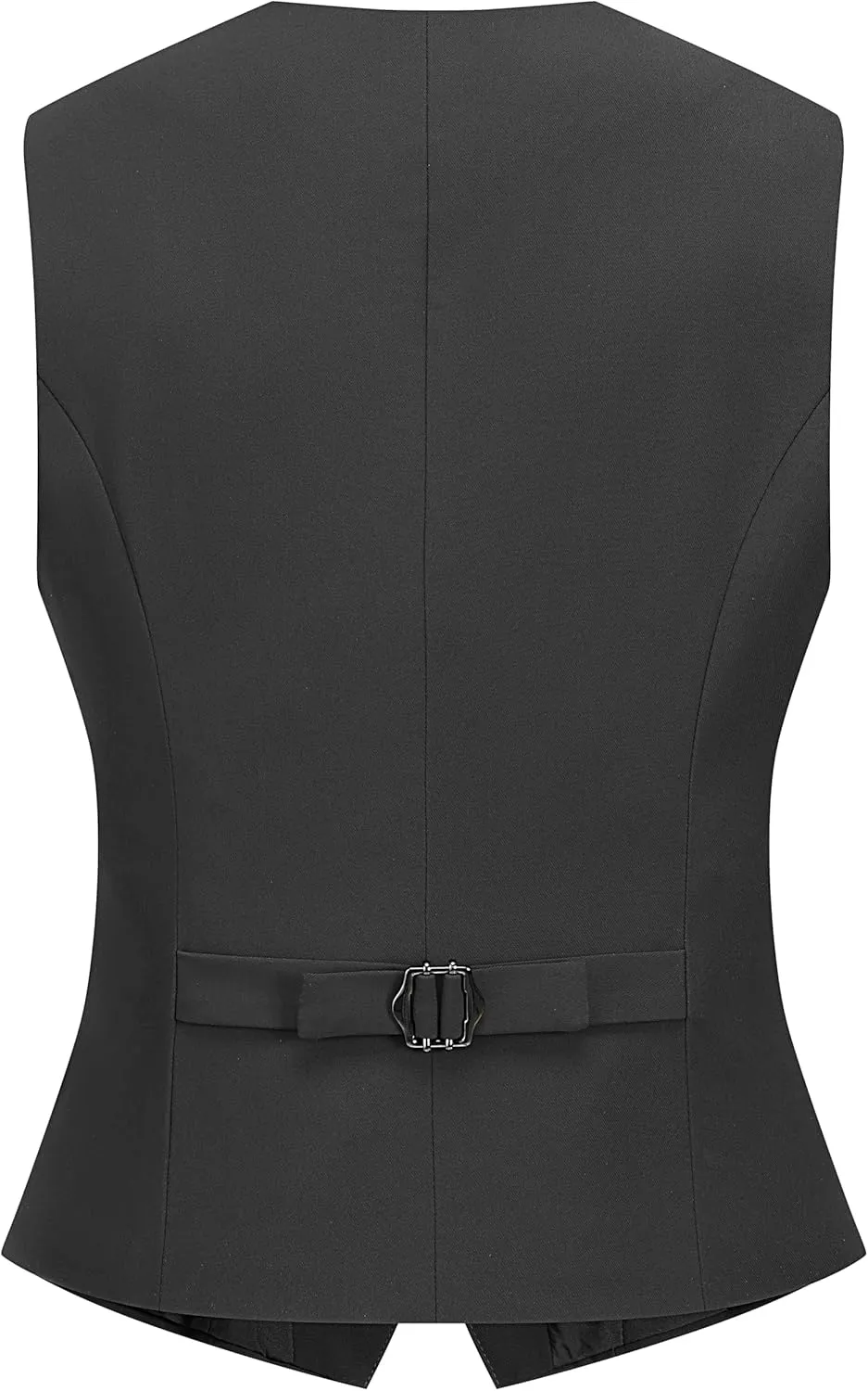 Suit Vest for Women V Neck Button Down Sleeveless Business Casual Vest Tops Waistcoat Blazer Dressy Vests