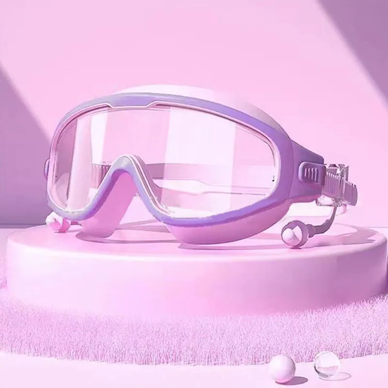 Summer Sales - 50% offHD large frame waterproof and anti-fog swimming goggles