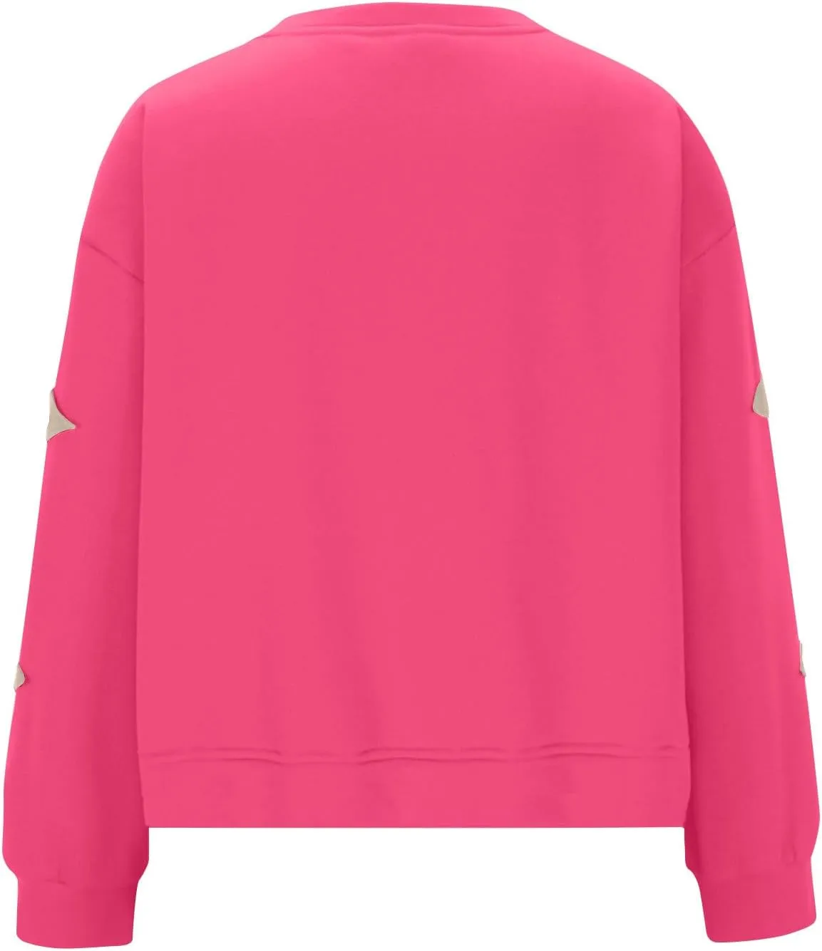 Sweatshirt for Women Fall Fashion Hoodies Oversized Crewneck Long Sleeve Sweatshirt Trendy Star Print Pullover