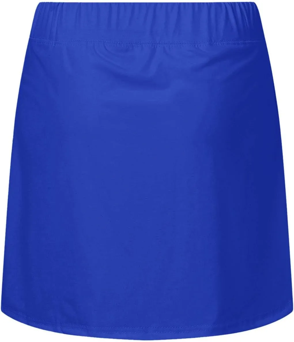 Tennis Mini Skirt for Womens Side Slit Elastic High Waisted Athletic Skorts Lightweight Built in Shorts Skirts for Fitness