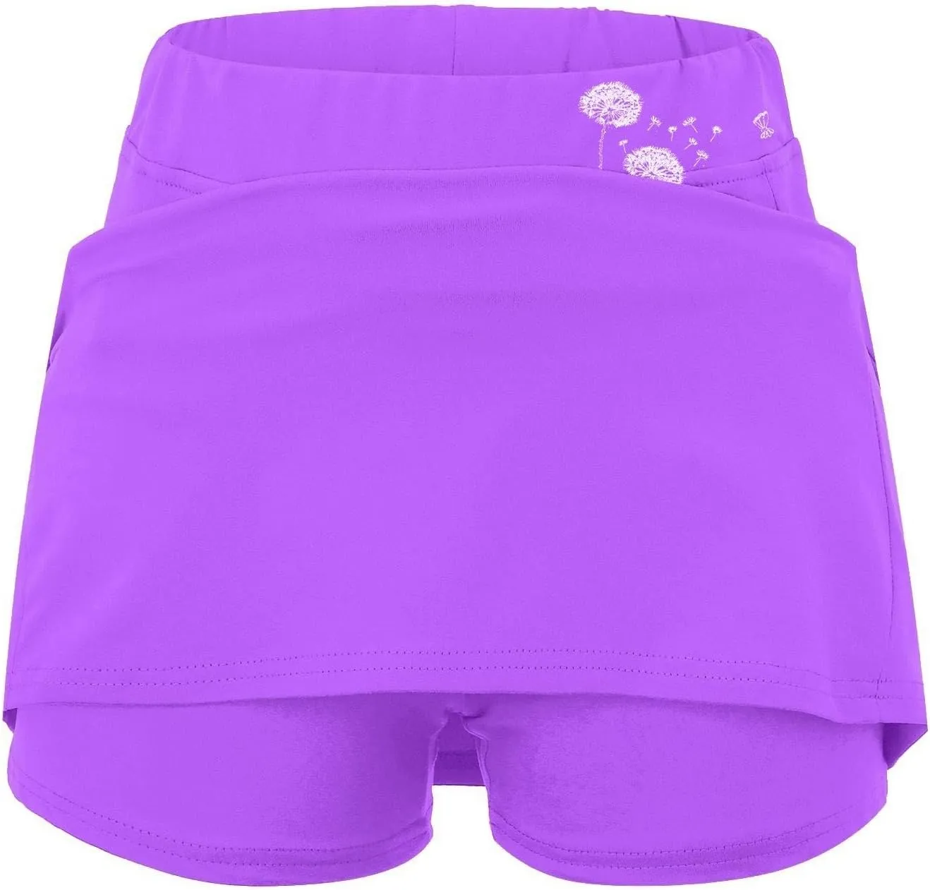 Tennis Skorts for Women High Waisted Running Golf Skirt with Shorts Tum Control Athletic A-Line Skirt with Pockets