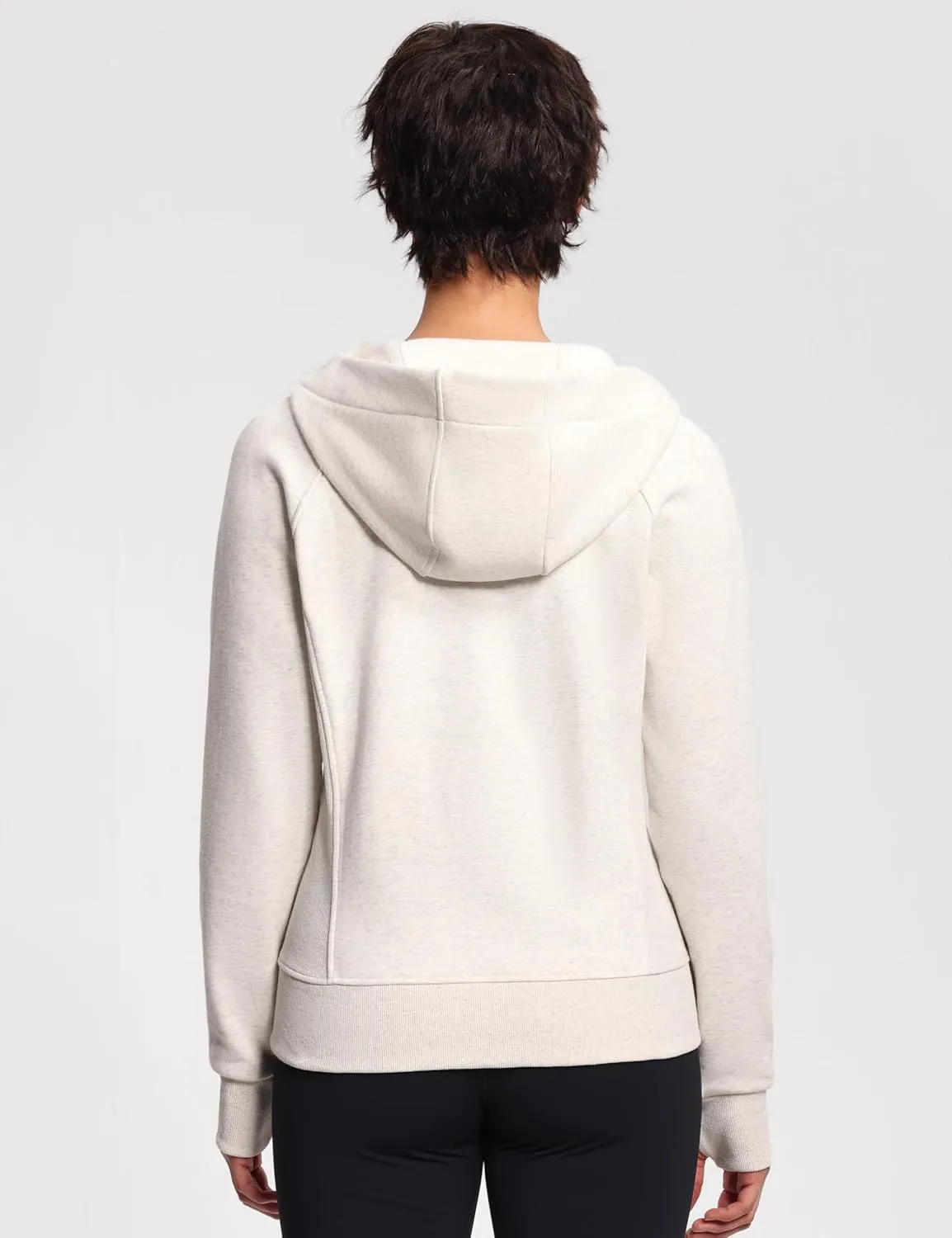 THE GYM PEOPLE Women's Zip Up Hoodies Fleece Workout Jackets Sweatshirts with Pockets Thumb Hole