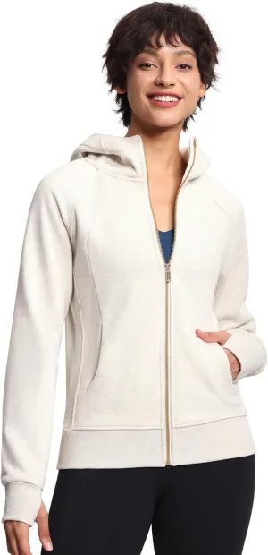 THE GYM PEOPLE Women's Zip Up Hoodies Fleece Workout Jackets Sweatshirts with Pockets Thumb Hole